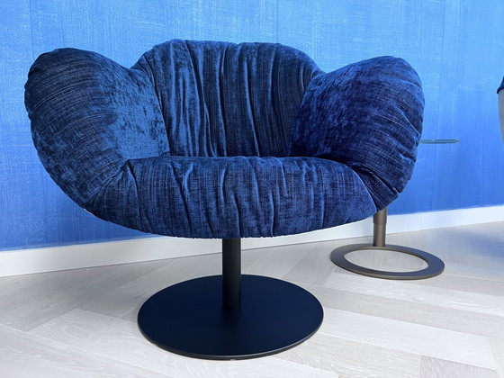 Image 1 of 2x Tommy M. armchair Lola by Thomas Machalke - Fabric & Leather