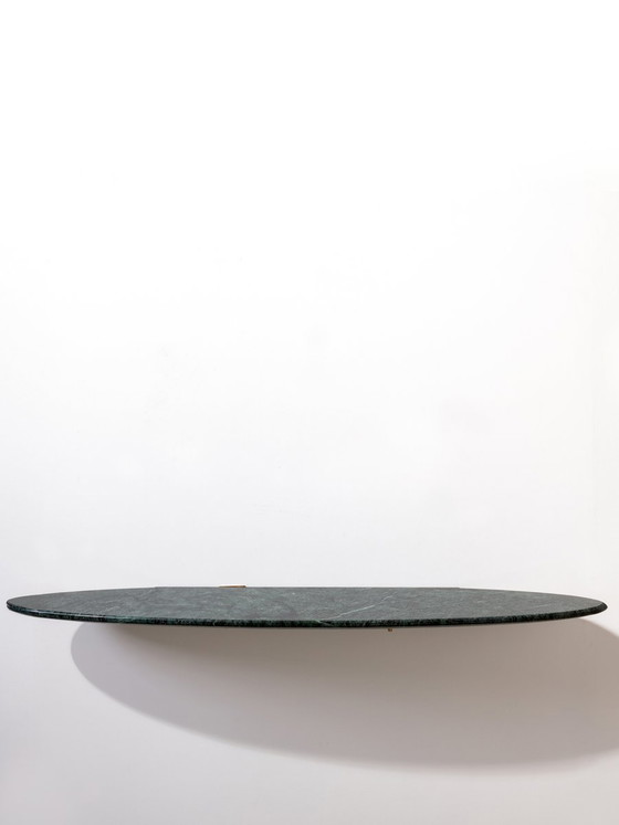Guatemala Green Marble Console, 1960s – Brass (photo 2 of 12)