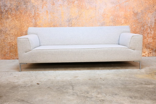 Design on Stock Bloq driezitsbank in grijze Amdal stof
