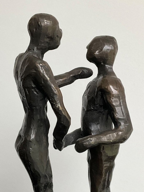 Image 1 of SCULPTURE “THE MEETING”