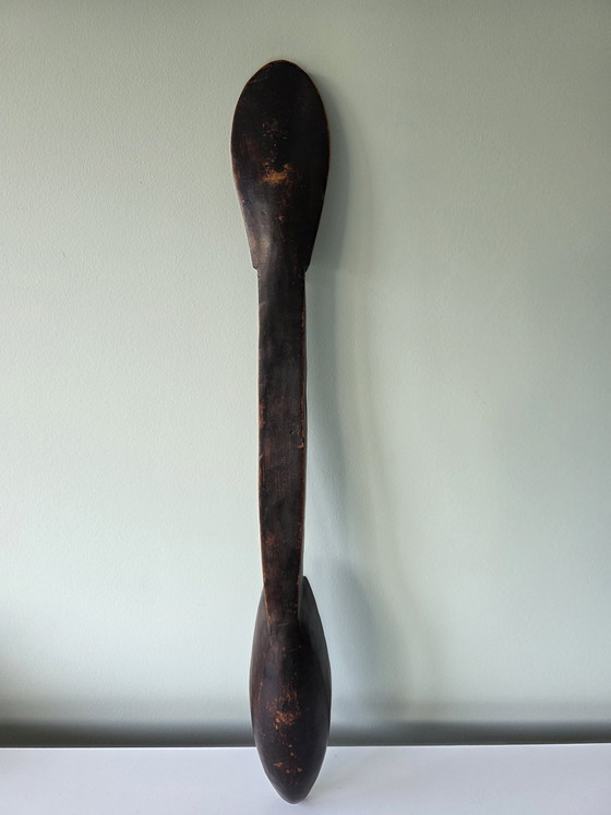 Image 1 of Cucchiaio cerimoniale africano intagliato a mano – 46 cm