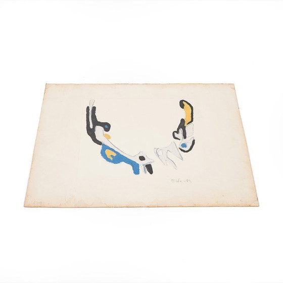 Image 1 of Ansgar Elde, Monotype op aquatint voor Il Bostrico, jaren 80