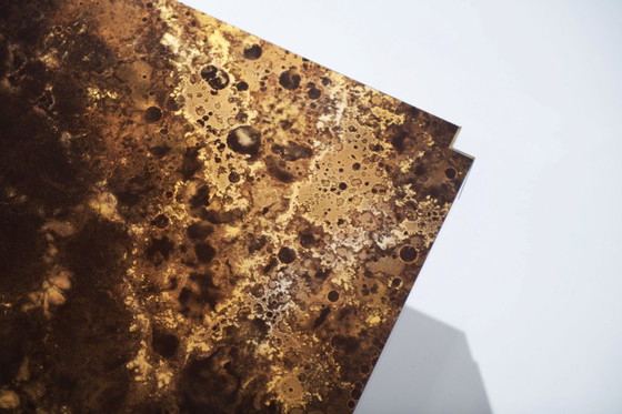 Image 1 of Zeldzame salontafel ‘Éruption Solaire’ - Guy Lefevre - Ligne Roset / Roche Bobois