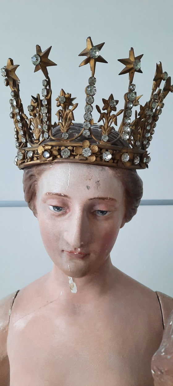 Image 1 of Belle Vierge à l'Enfant du XIXe siècle