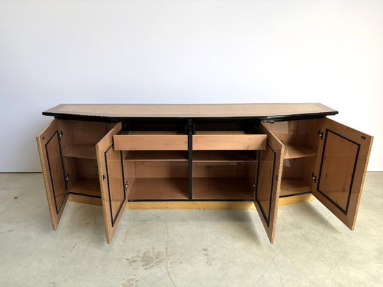 Vintage Burl Wood Credenza, 1980s – Sideboard (photo 4 of 12)