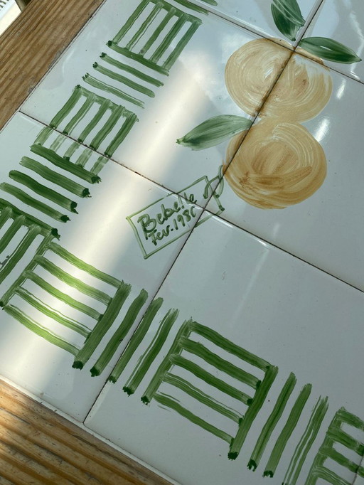 Table de salle à manger de l'artiste belge Isabelle de Borchgrave