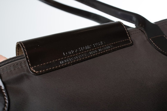 Longchamp, Brown Depose Medium Tote – Tote bags, Nylon (photo 6 of 8)