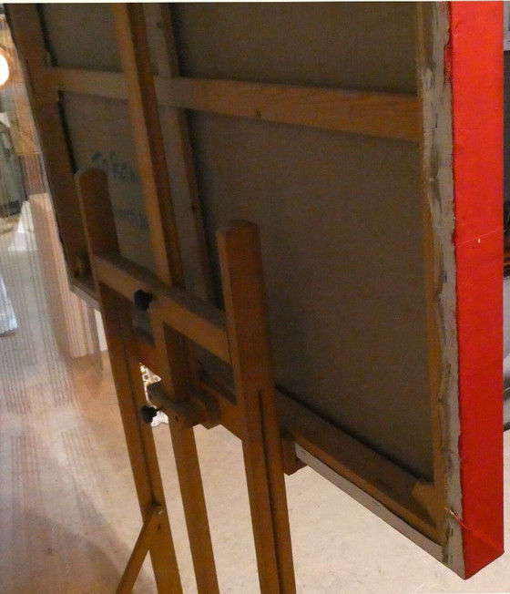 Image 1 of CLEMENS BRIELS - Obra maestra única "Tocado hasta la médula" (130 x 100 cm) - Firmada + Certificado