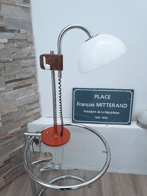 Pinokio Designer-Tischleuchte aus den 1970er Jahren – tafellampen, Metal, Plastic