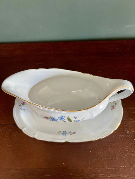 Mid Century Lengsfeld Porseleinen Sauskom, voormalige DDR, jaren 60 Ostalgie Stuk – Servies, Porcelain (photo 6 of 8)