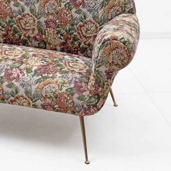 Image 1 of Canapé italien moderne du milieu du siècle par Gigi Radice pour Minotti, 1950s