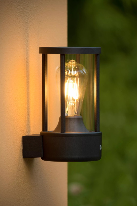 Lucide LORI Indoor/Outdoor Wall Lamp – Ø 12 cm – E27 – IP44 – Wall lights, Aluminium, Modern (photo 2 of 4)