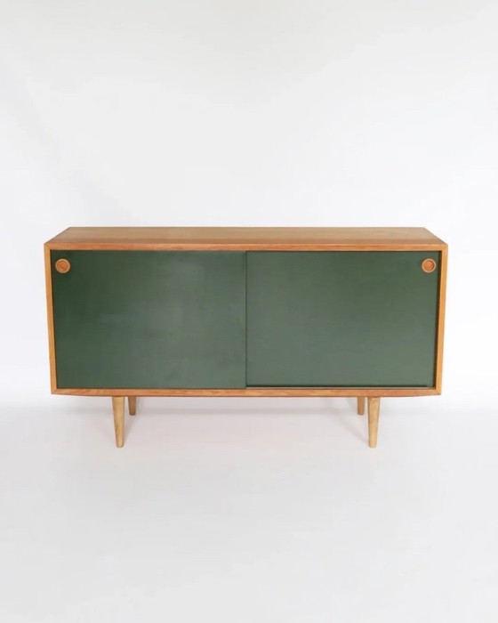 Image 1 of Credenza vintage in rovere, mobile TV di design danese Hundevad