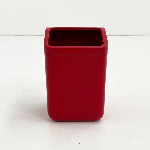 Roter Regenschirmhalter oder Papierkorb von Makio Hasuike für Gedy, 1970er Jahre