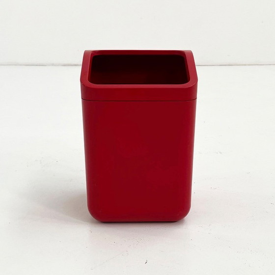 Image 1 of Roter Regenschirmhalter oder Papierkorb von Makio Hasuike für Gedy, 1970er Jahre
