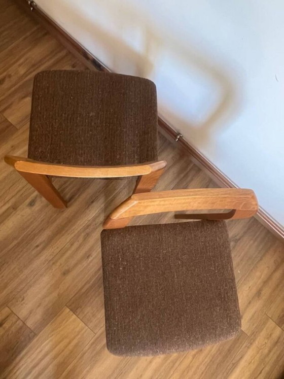Image 1 of 2 wooden chairs