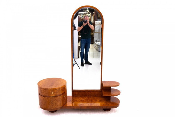 Image 1 of Tocador Art Decó de mediados del siglo XX, Polonia.