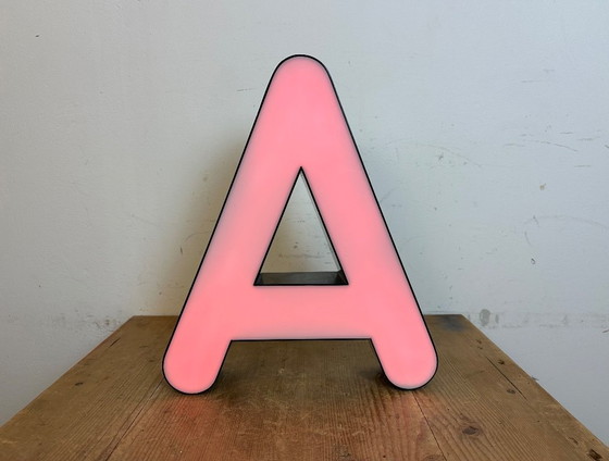 Image 1 of Vintage Illuminated  Letter A , 1970s