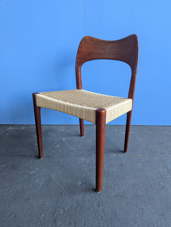 Image 1 of 4 sillas de mediados de siglo - Arne Hovmand Olsen para Mogens Kold