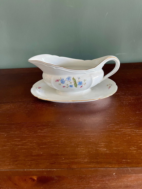 Mid Century Lengsfeld Porseleinen Sauskom, voormalige DDR, jaren 60 Ostalgie Stuk – Servies, Porcelain (photo 2 of 8)