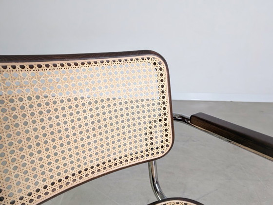 Image 1 of Silla cantilever original Thonet S64V Silla de diseño Marcel Breuer marrón