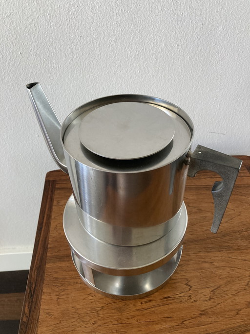 Stelton Cylinda-line Teapot + Tea Light