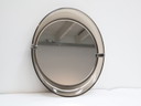 Vintage spiegel / glas kunststof / bruin / ovaal