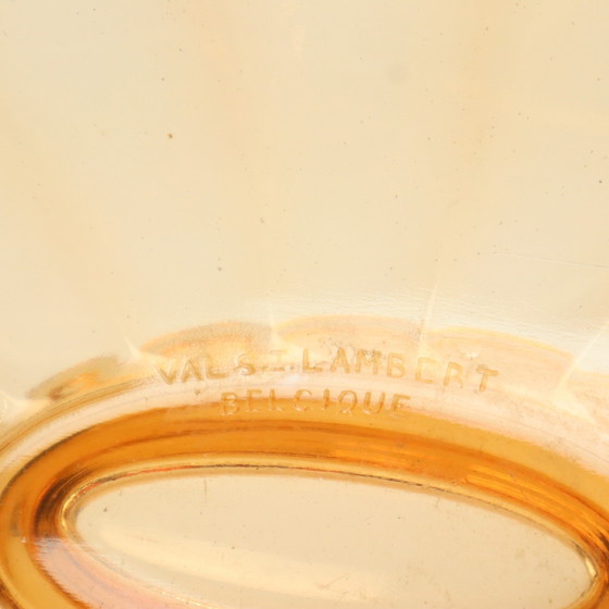 Image 1 of Fruttiera Art Déco Val Saint Lambert Noémie