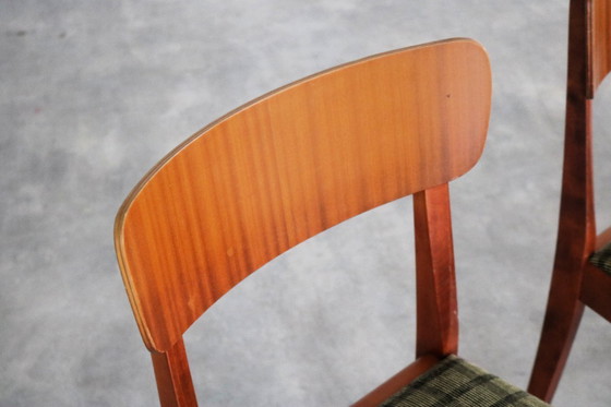 Image 1 of 4x Vintage Edsbyn Eetkamerstoelen