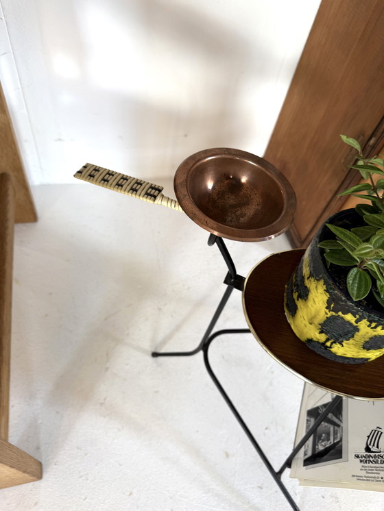 Image 1 of Tavolino/portaoggetti da fumo vintage danese, Danimarca anni '60