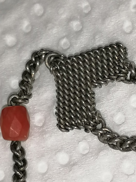 Antique Crucifix Prayer Beads Coral & 925 Silver – Decorative Objects, Metal, Stone (photo 7 of 13)