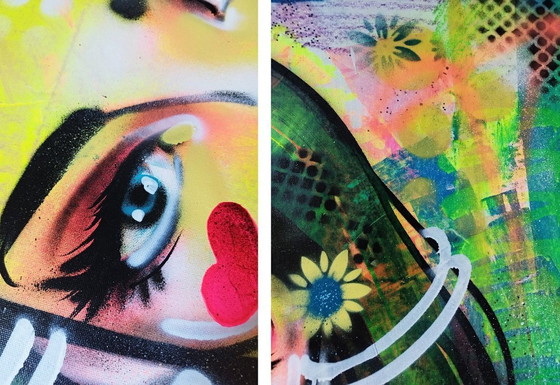 Image 1 of YOUTHONE - Irène, goddess of peace - Toile d'artiste