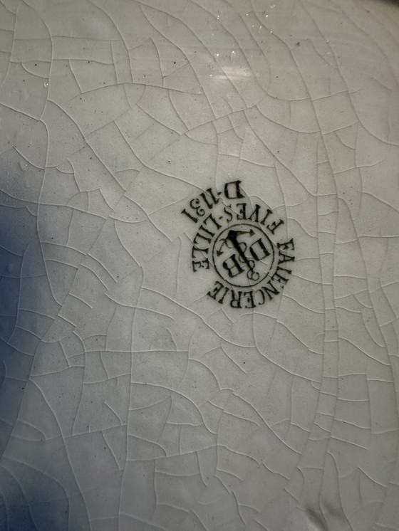 Image 1 of Nécessaire dit de Fumeur- Manufacture De Bruyn Faiencerie Fives Lille vers 1920