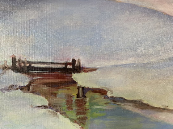 Image 1 of Idylle d'hiver au coucher du soleil