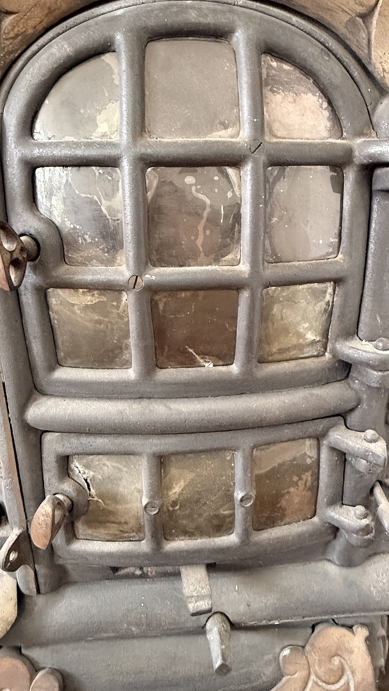 Rare UNIO Continuous Burning Stove No. 12 – American Heating – ca. 1920s – Decorative Objects, Cast Iron (photo 8 of 15)
