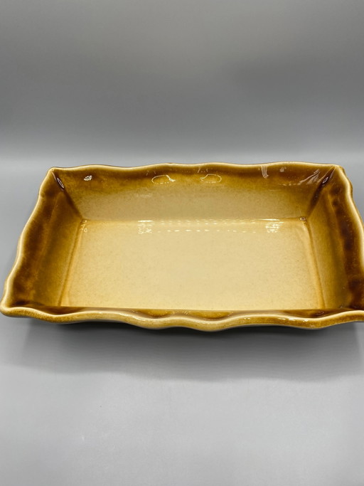 Fuente grande para horno BCI de estilo vintage, fabricada en Francia. – servies, Ceramic