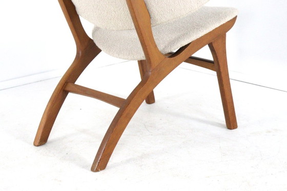 Carl Edward Matthes Poltrona modello 33a vintage appena rivestita – Poltrone, Legno (photo 12 of 15)