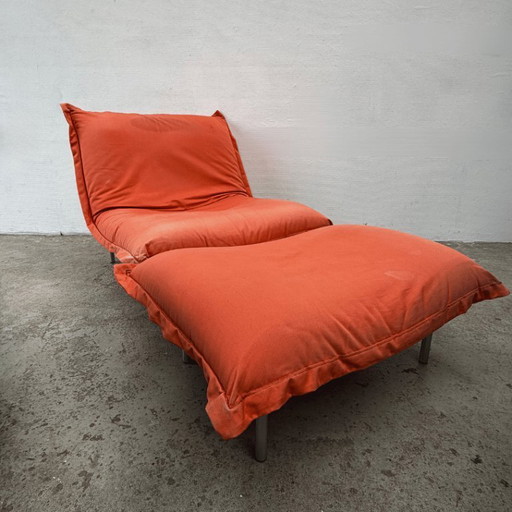 Ligne Roset Calin Sessel + Ottomane
