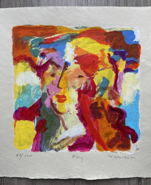 Silkscreen Marta Jedrysko - Mary