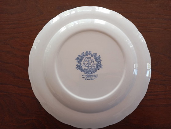 Piatti piani inglesi Ridgway 'Windsor' blu e bianco – Stoviglie, Porcelain (photo 5 of 22)