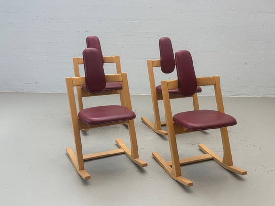 Chaise vintage Pendulum Balans de Peter Opsvik pour Stokke, Norvège, 1983 – Fauteuils d'appoint, Wood (photo 2 of 16)