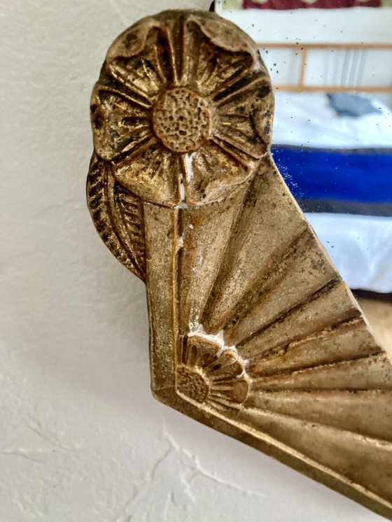 Image 1 of Art-Deco-Hängespiegel, 1930er Jahre