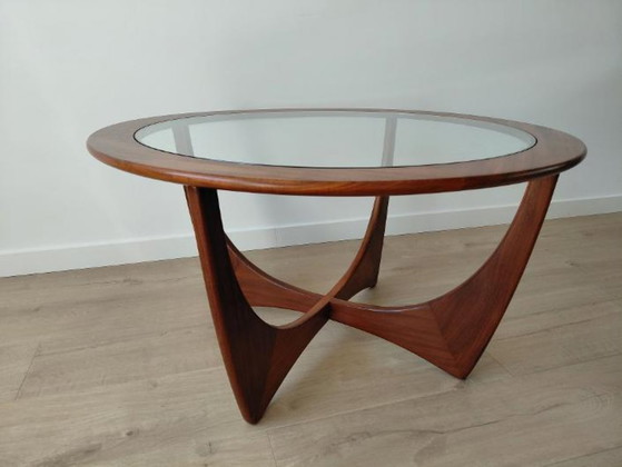 Mid-Century Plan Astro Coffee Table – Gplan, Glass, Wood (photo 5 of 5)