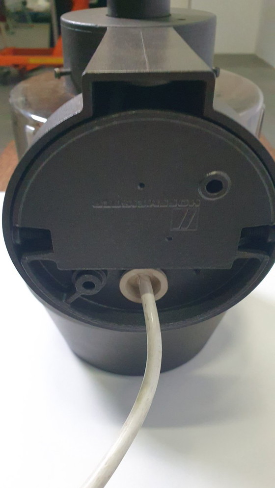 Image 1 of Applique murale vintage Hoffmeister en verre fumé brun, style années 70, époque spatiale