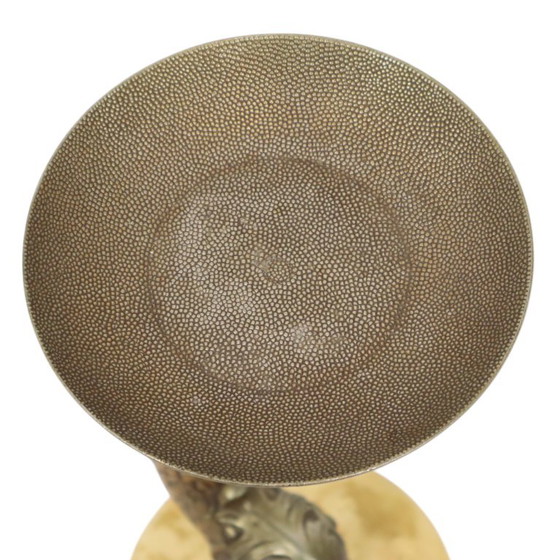Posacenere da terra Mid Century Delfino mitico Francia 48cm – Oggetti decorativi, Marble, Brass (photo 6 of 14)