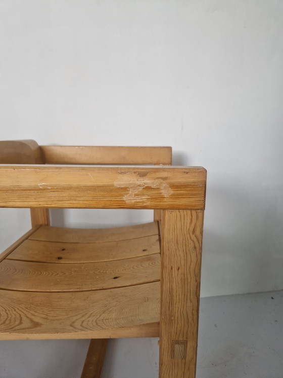 Image 1 of Edvin Helseth Trybo Fureka 313 Kiefer Brutalistischer Esszimmerstuhl