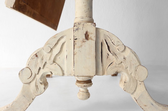 Image 1 of Mid Century - Miroir de coiffeuse en bois français de style baroque