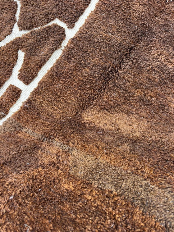Image 1 of Moderner Berberteppich aus Marokko, 3 x 2 m, handgeknüpfter Wollteppich – Luxus-Beni-Ouarain-Teppich