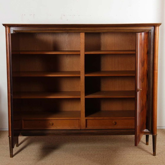 Image 1 of Gran armario de caoba, roble y nácar de los años 40