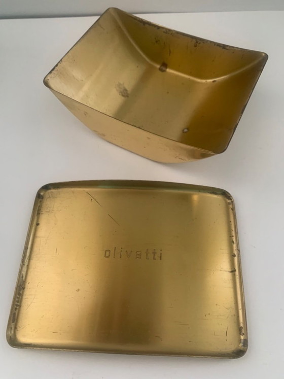 Image 1 of Olivetti Deckeldose Design Lidded Box Ettore Sottsass Mario Bellini
